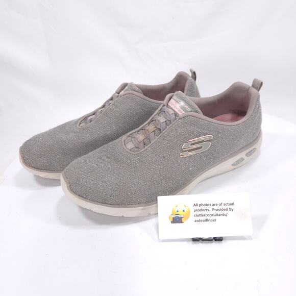 Skechers Shoes - Skechers Empire D Lux Slip On Athletic Running Shoe Womens Size 11 12822 Toupe